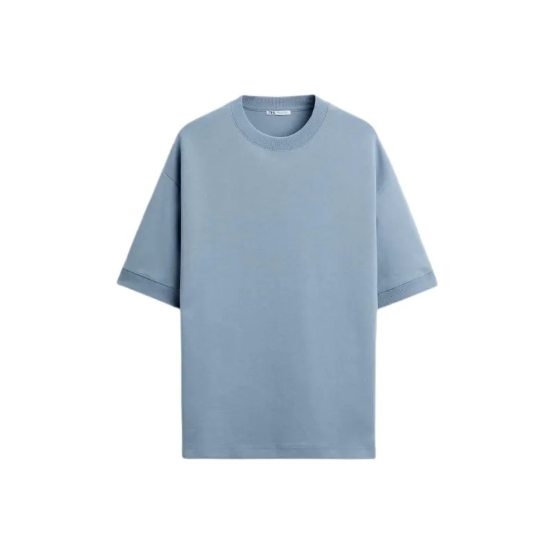 ZARA Sweatshirt Men's Light Blue-0
