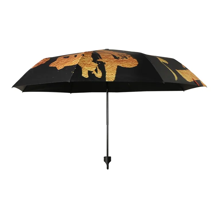 RABBITUU Fortune Attracting Sun Umbrella, Sun Protection, Portable, Foldable, Sun And Rain Dual Use Umbrella-1