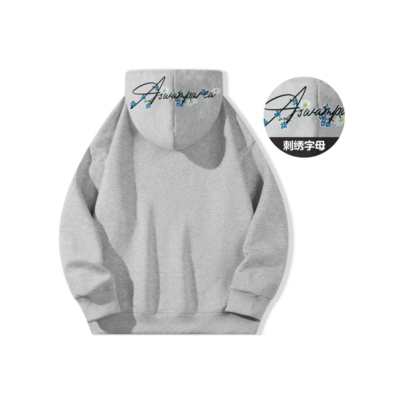SWAMP AREA Sweatshirt Unisex White-7