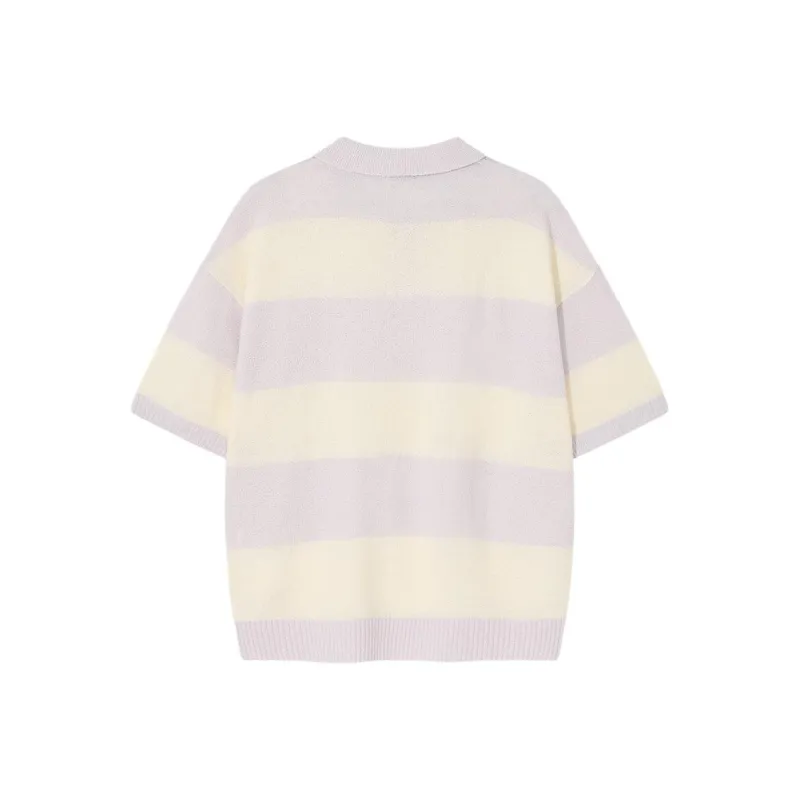 COVERNAT SS25 Polo Shirt Unisex Light Purple-1