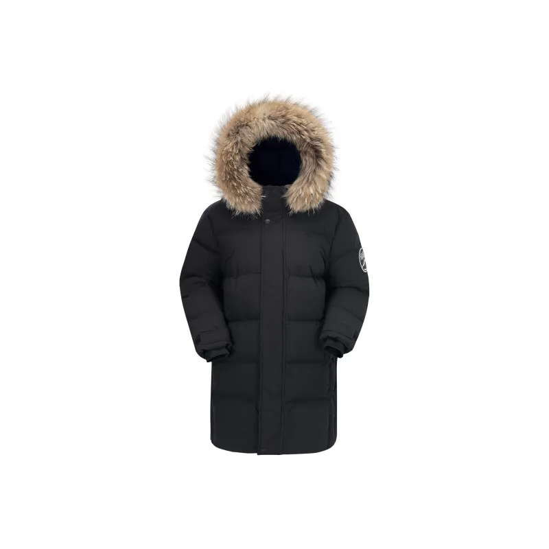 CAMEL Warm Fleece Series Down Jacket Unisex Phantom Black-0