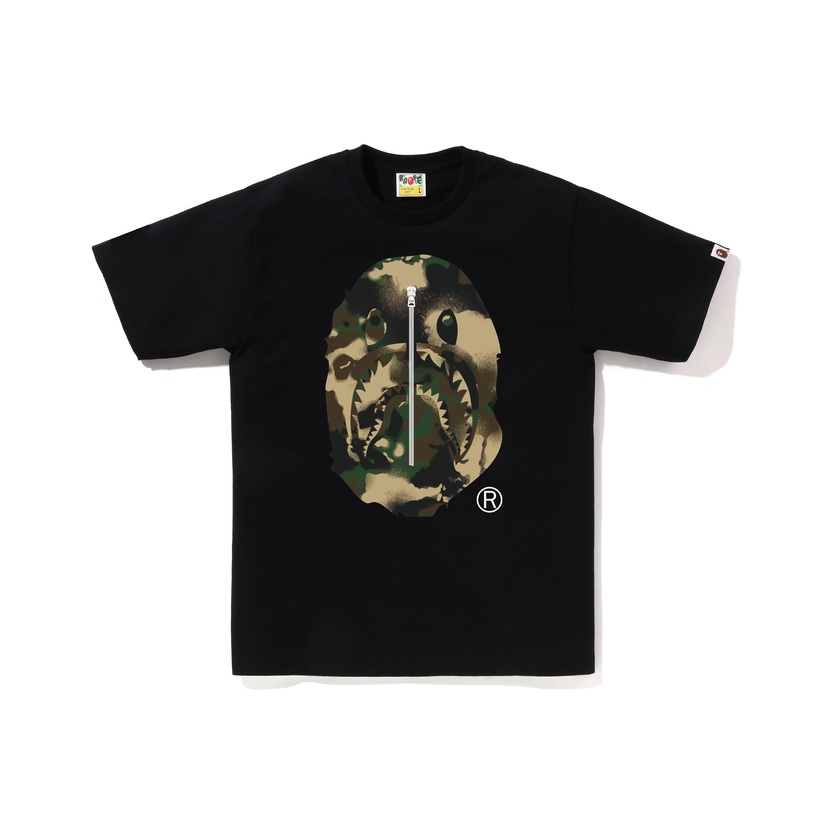 NEW【A BATHING APE】MAP CAMO APE HEAD SHARK TEE 001TEK801013_BKD_A_02e5c655-