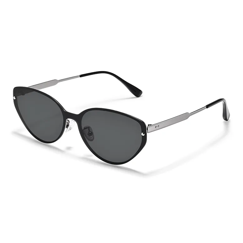 Sagawa Stainless Steel Cat Eye Sunglasses Unisex-2
