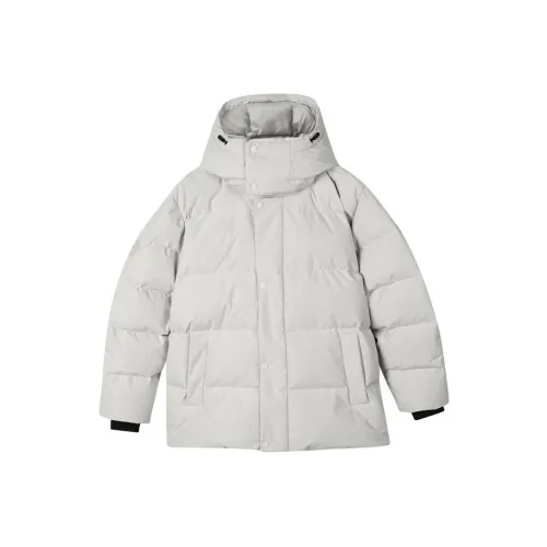 Skechers Colorful Down Jacket Men's Moon Rock Gray