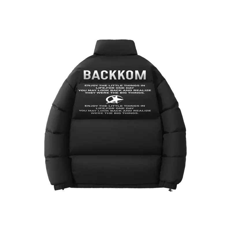 David Bakken Down Jacket Unisex Black-0