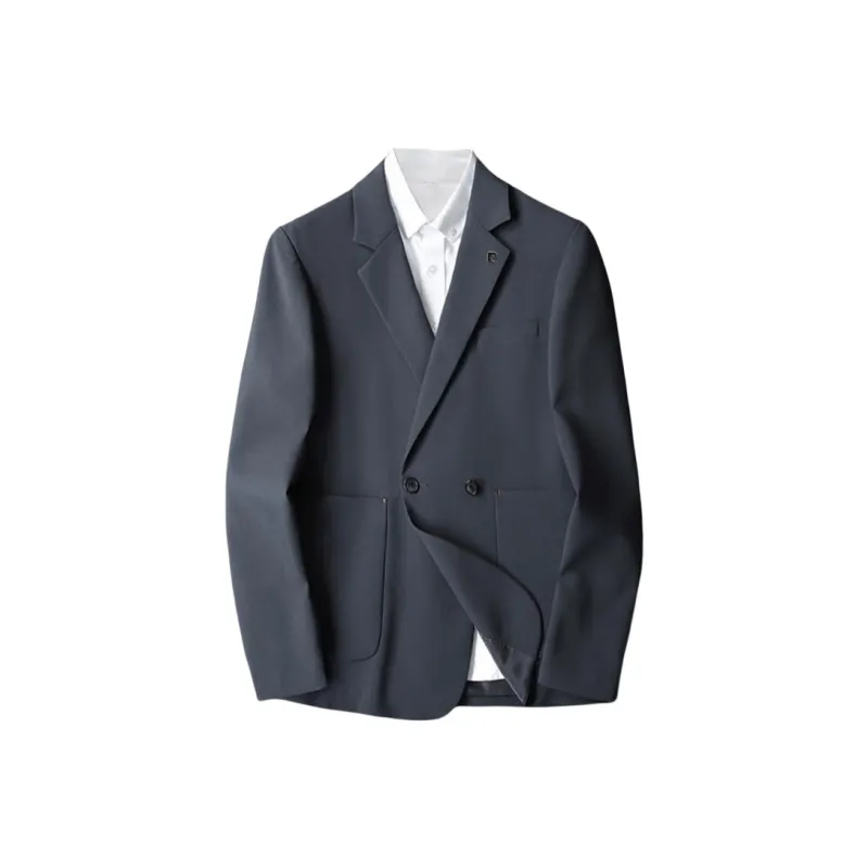 PIERRE CARDIN Business Suit Men's Black-3