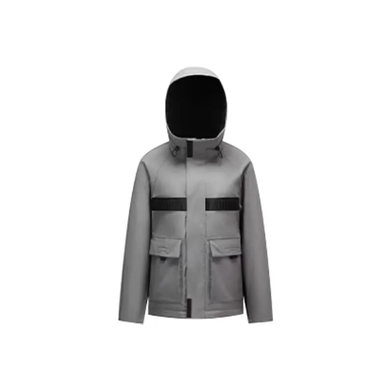 YAYA Down Jackets Men Asphalt Gray Magpie-0