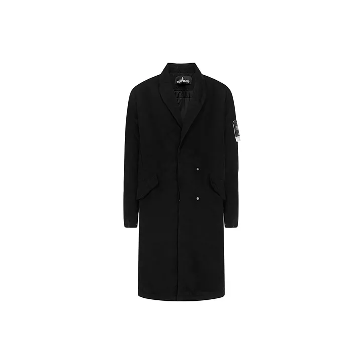 STONE ISLAND Coats Men Black-0