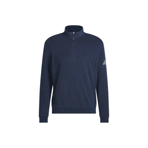 Adidas Free Shipping With AdiClub Ultimate365 Terry Cloth Quarter Zip Pullover