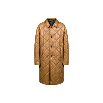 DRIES VAN NOTEN Quilted Buttoned Coat