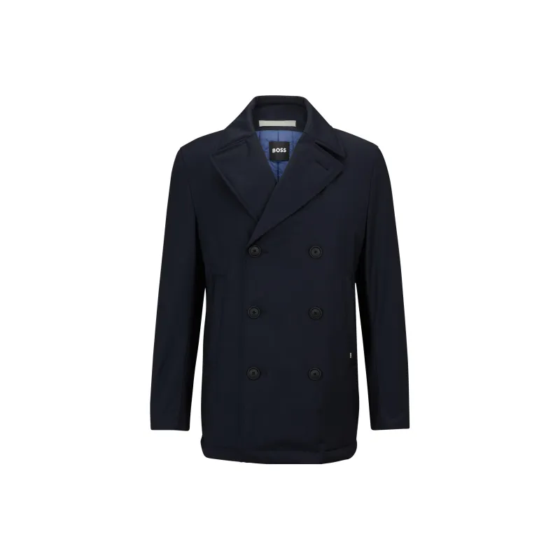 HUGO BOSS Coats Men Dark Blue-0