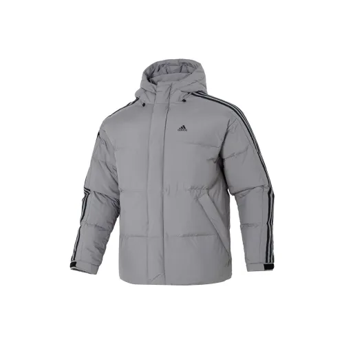 Adidas Down Jackets Men Gray