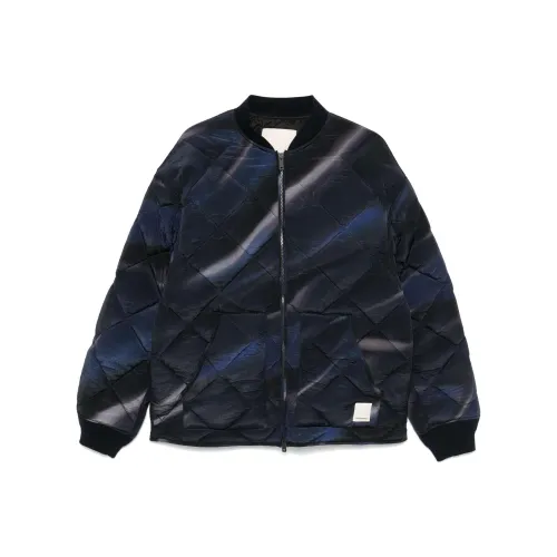 EMPORIO ARMANI Spray Paint Effect Quilted Jacket