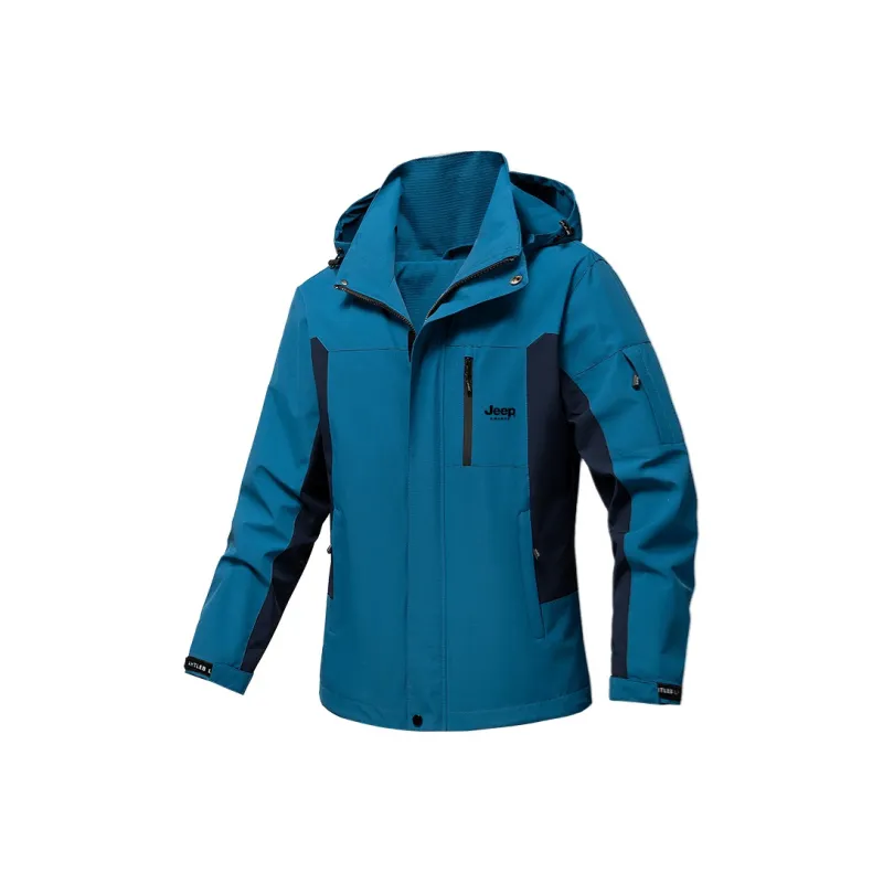 JEEP SPIRIT Waterproof, Windproof, Abrasion Resistant, Thermal, Cold Resistant Windbreaker Jacket Men's-1
