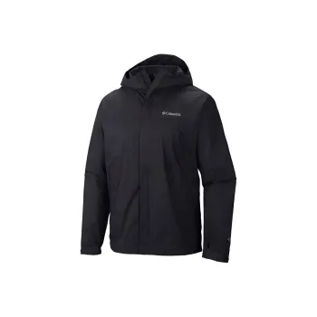 Columbia CABOT TRAIL Waterproof And Windproof Windbreaker Jacket Unisex Black
