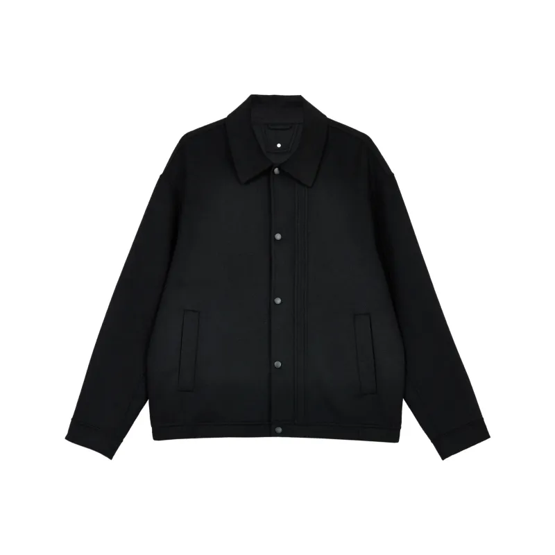 JACK JONES· Woolen Coat Men's Black-0