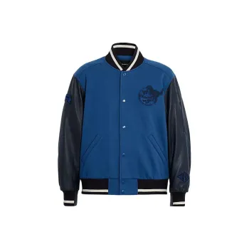 COACH Baseball Jerseys Men Mixed Pure Blue