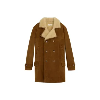 CELINE Coats Men Khaki