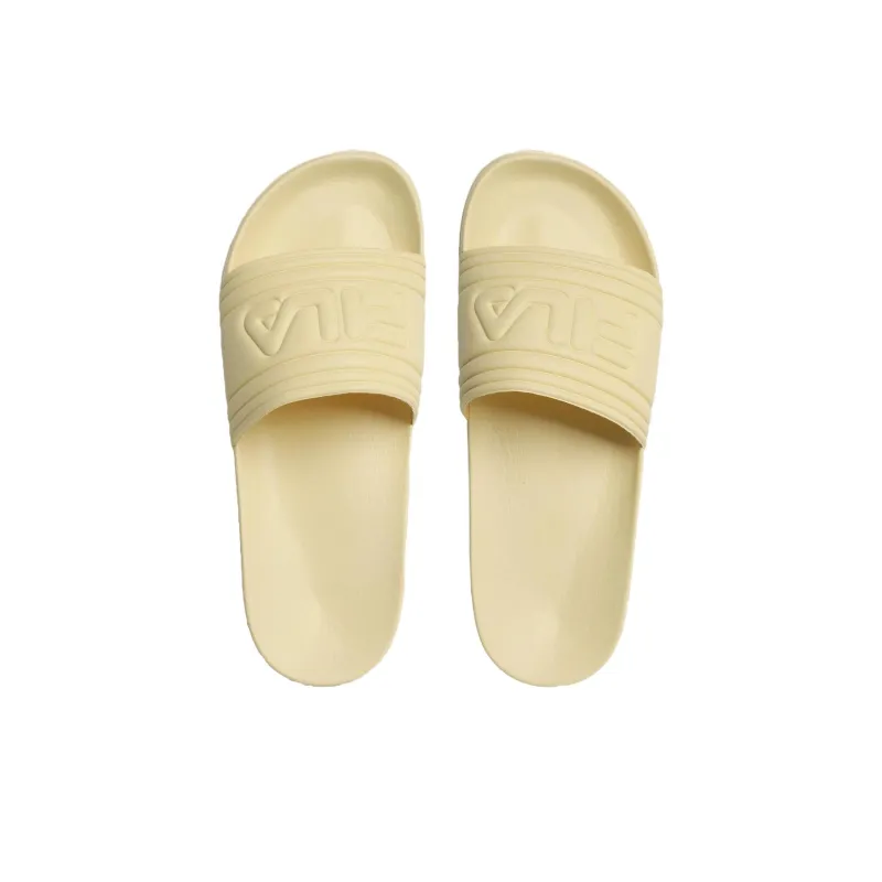 FILA SLIPPER Slip Resistant Abrasion Resistant Slide Slippers Women's Yellow-4