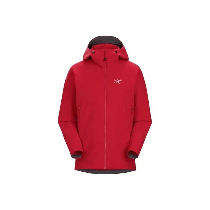 Arcteryx BETA Waterproof, Windproof, UV Protection, Breathable, Abrasion Resistant Windbreaker Jacket Men's Vintage Red-0