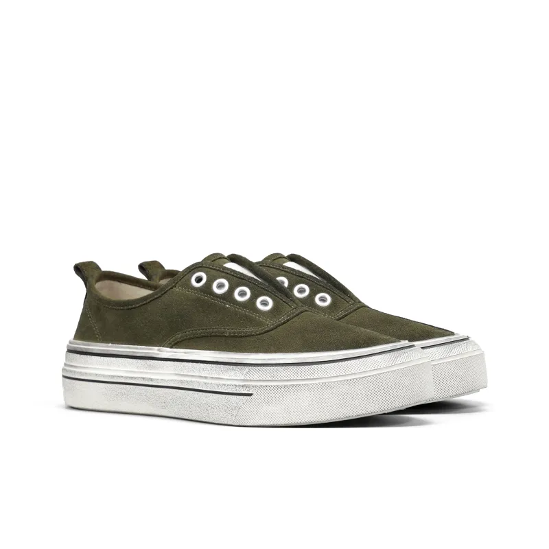 CROOKED CARD Slip Resistant Height Increasing Abrasion Resistant Low Top Skateboard Shoes Women's-2