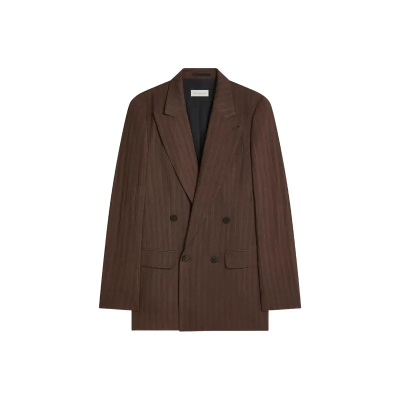 DRIES VAN NOTEN Barton Double Breasted Blazer-0