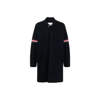 THOM BROWNE Milano Rwb Striped Car Coat