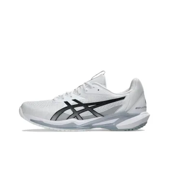 Asics Solution Speed FF 3 Cushioning, Slip Resistant, And Abrasion Resistant Low Top Tennis Shoes Men's White