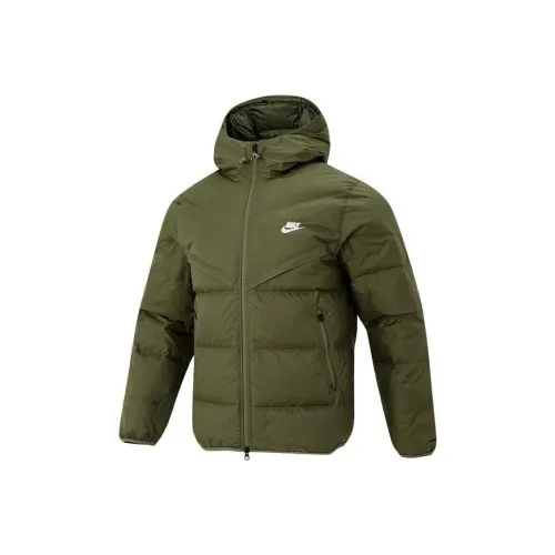 Nike Sportswear Therma FIT Repel Hooded Puffer Classic Jacket Green