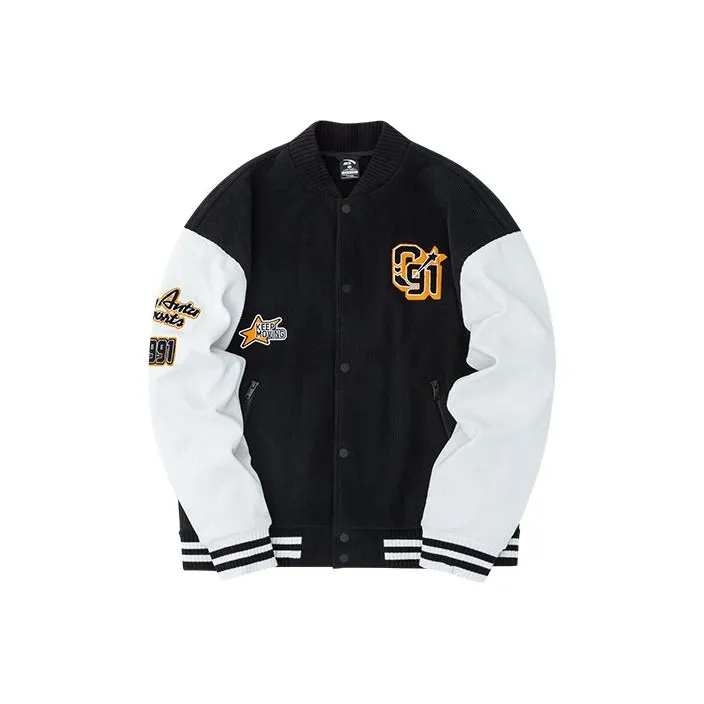 Anta Life Collection Sports Life Collection FW22 Baseball Jacket Unisex Black-0