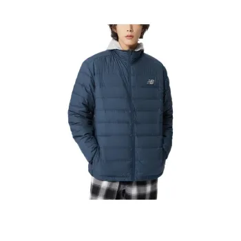 New Balance Down Jackets Men Navy Blue