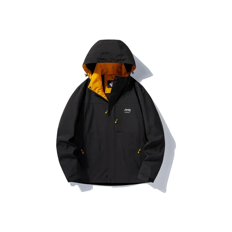 JEEP SPIRIT Outdoor Hiking Waterproof, Windproof, And Water Repellent Windbreaker Jacket Unisex-7