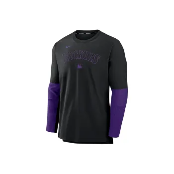 Nike Colorado Rockies Authentic Collection Player Men's Nike Dri FIT Mlb Pullover Sweatshirt
