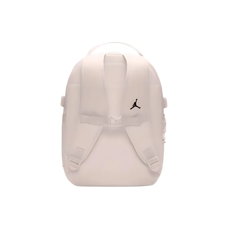 Jordan Polyester Backpack Unisex Black/Light Ivory White-1