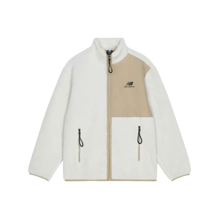 New Balance Velvet Jackets Unisex Ecru-0