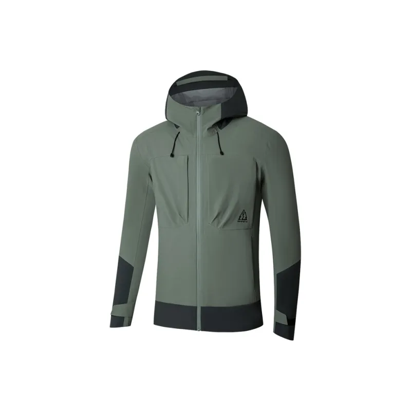 361° Windproof Waterproof Wear Resistant Breathable Windbreaker Jacket Unisex Dushan Green-0