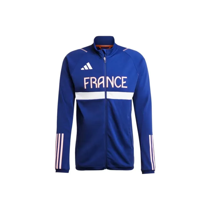 Adidas TEAM FRANCE TRAINING TRACK TOP Jackets Coats Men's Blue-0