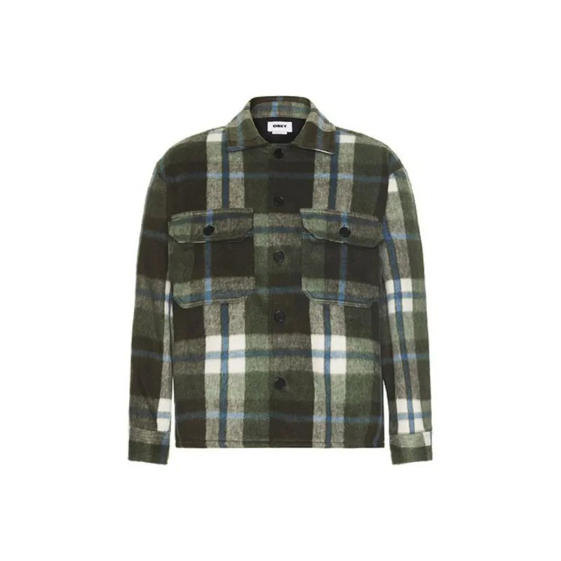 Obey Jackets Men Green-0