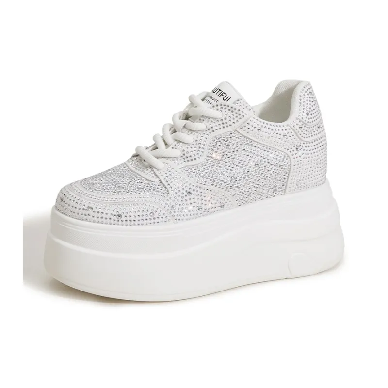 Milan Love Song Anti Slip And Wear Resistant Height Increasing Low Top Casual Shoes Women's-5