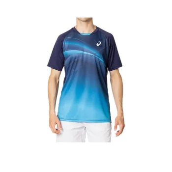 Asics T Shirts Men Dark Blue