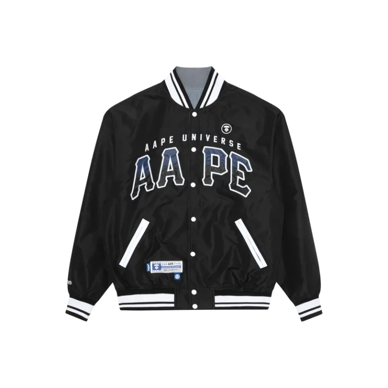 Aape Logo patch Bomber Jacket-4
