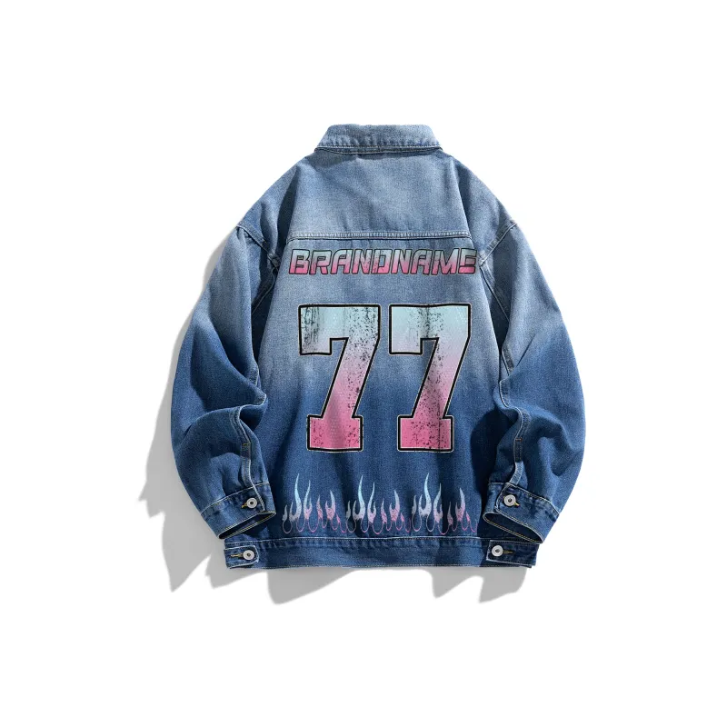 VXOXV Denim Jackets Unisex-7