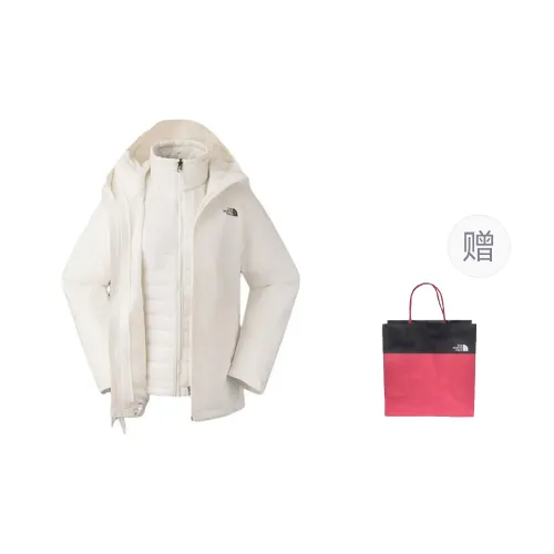 THE NORTH FACE City Outdoor Collection Waterproof And Windproof Windbreaker Jacket Unisex Dune White