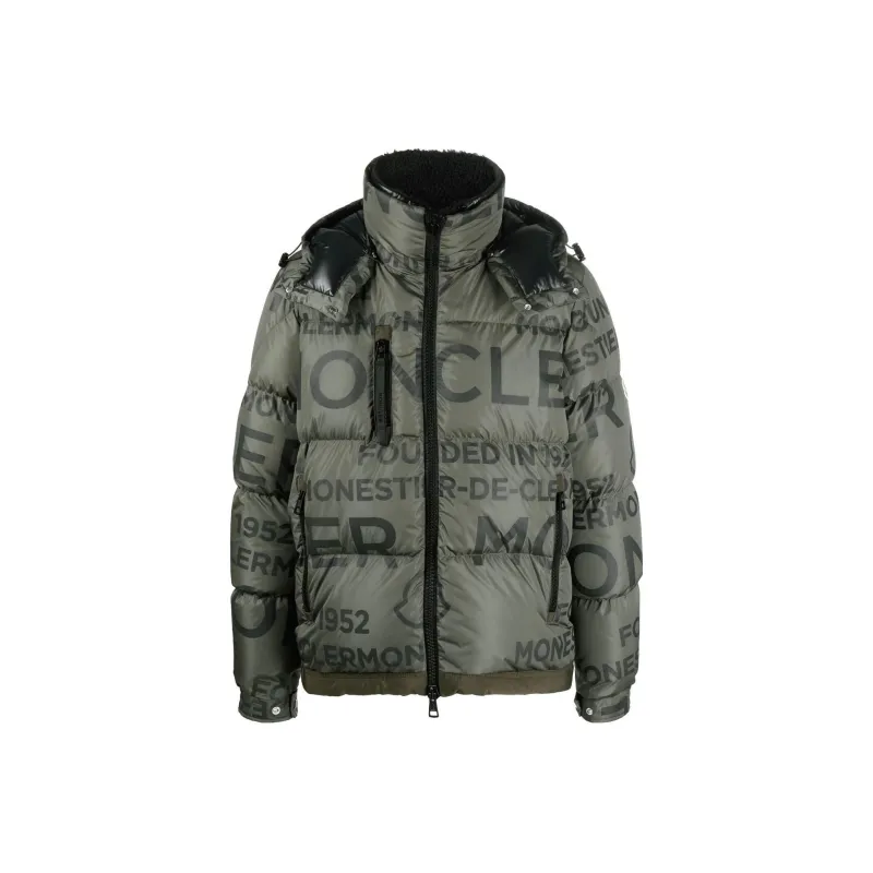 Moncler Logo print Padded Jacket-0