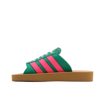 Adidas Originals GAZELLE Slip Resistant Abrasion Resistant Slide Slippers Women's Green