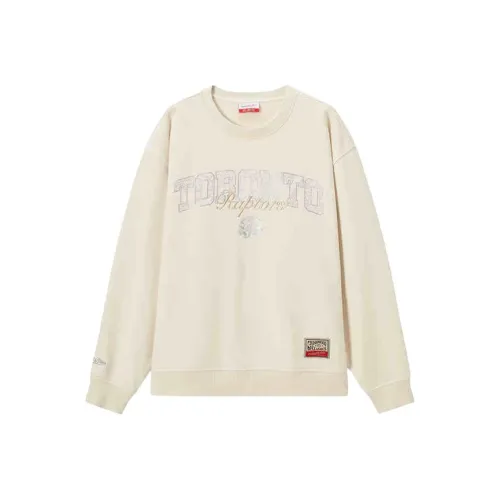 Mitchell & Ness x NBA Toronto Raptors SS25 Sweatshirt Unisex Ecru