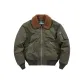 Army Green (Fur Collar Lining Polar Fleece Style)