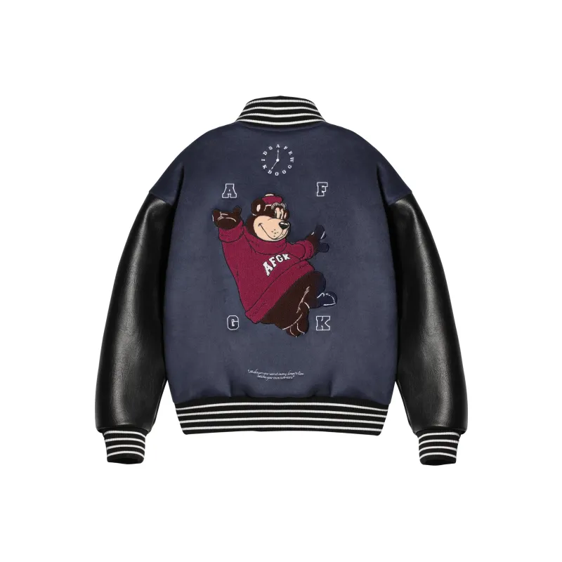 AFGK FW22 Baseball Jacket Spring And Autumn Unisex-4