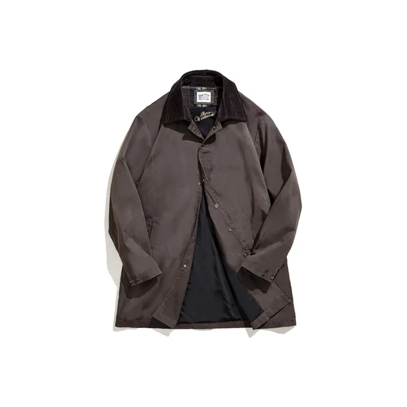 MADEN Coats Men Coffee-0