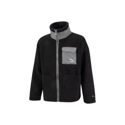 PUMA Patch Pocket Sherpa FW22 Jacket Unisex Black